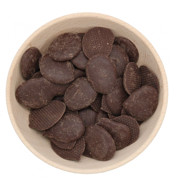 Palets chocolat noir beurre de cacahuètes BIO