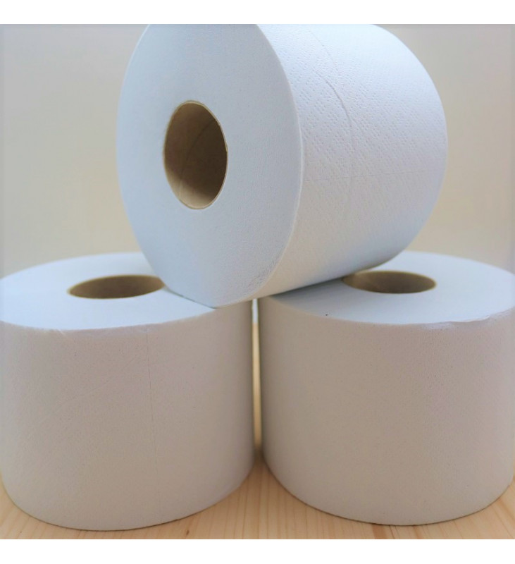 Papier toilette rouleaux blanc vrac