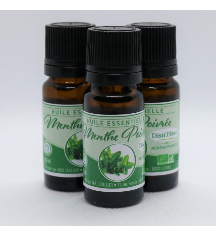 Huile essentielle de menthe poivrée 10ml Contenance 10ml